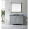 James Martin Vanities Brittany 48in Single Vanity, Urban Gray w/ 3 CM Charcoal Soapstone Quartz Top 650-V48-UGR-3CSP - alternate 3